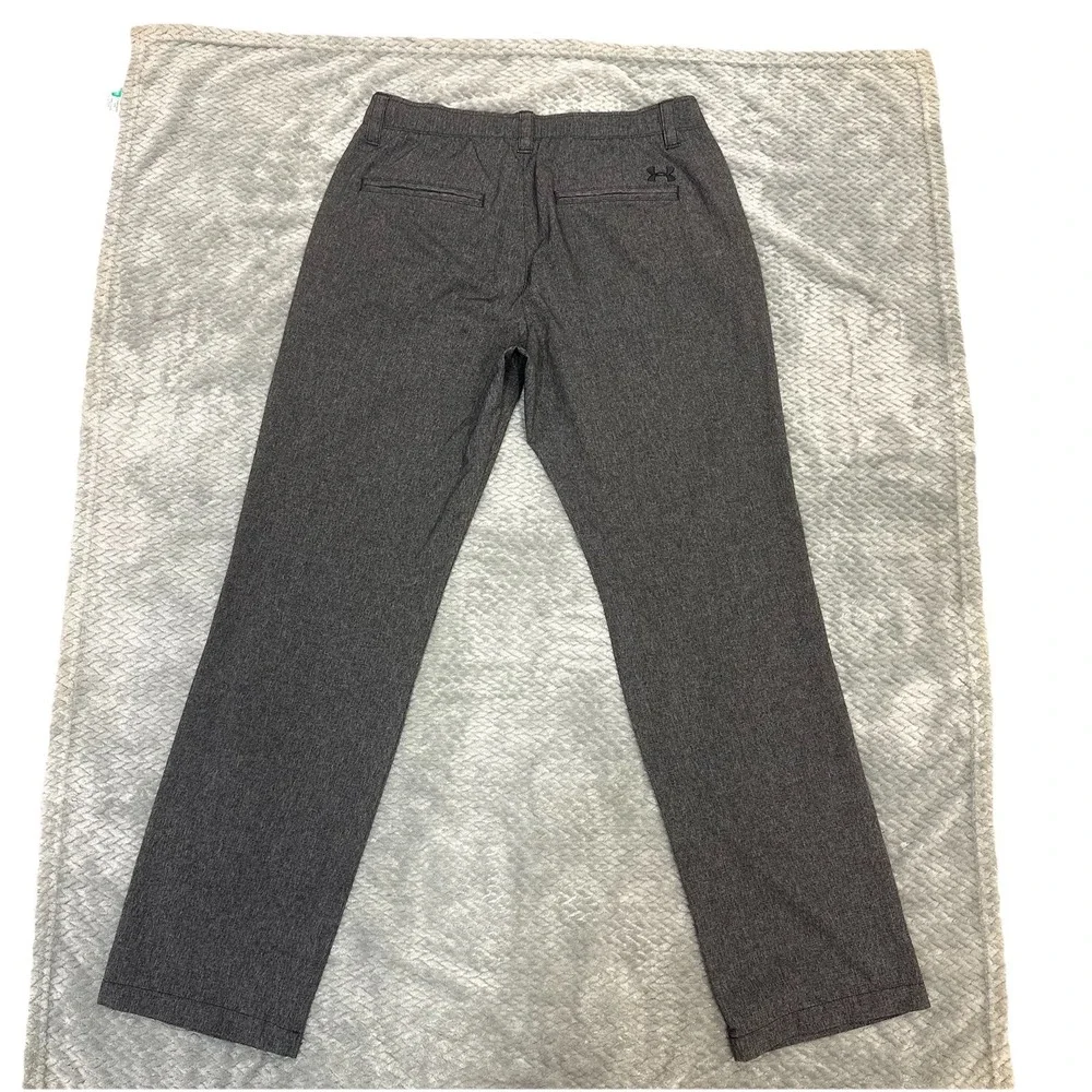 Under Armour Men's 34 x 32 Match Play Performance Pants Golf Athletic Gray
